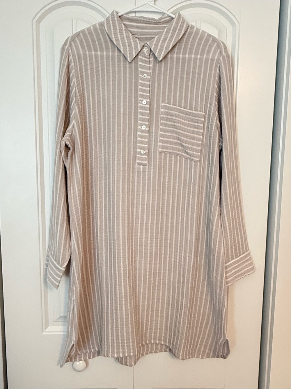 Alice Walk Gauze 100% Organic Cotton Beach Dress Size Large NEVER WORN
